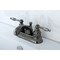 Kingston Brass NB2600KL 4" Centerset Bathroom Faucet, Black Stainless Steel NB2600KL - alternate 6